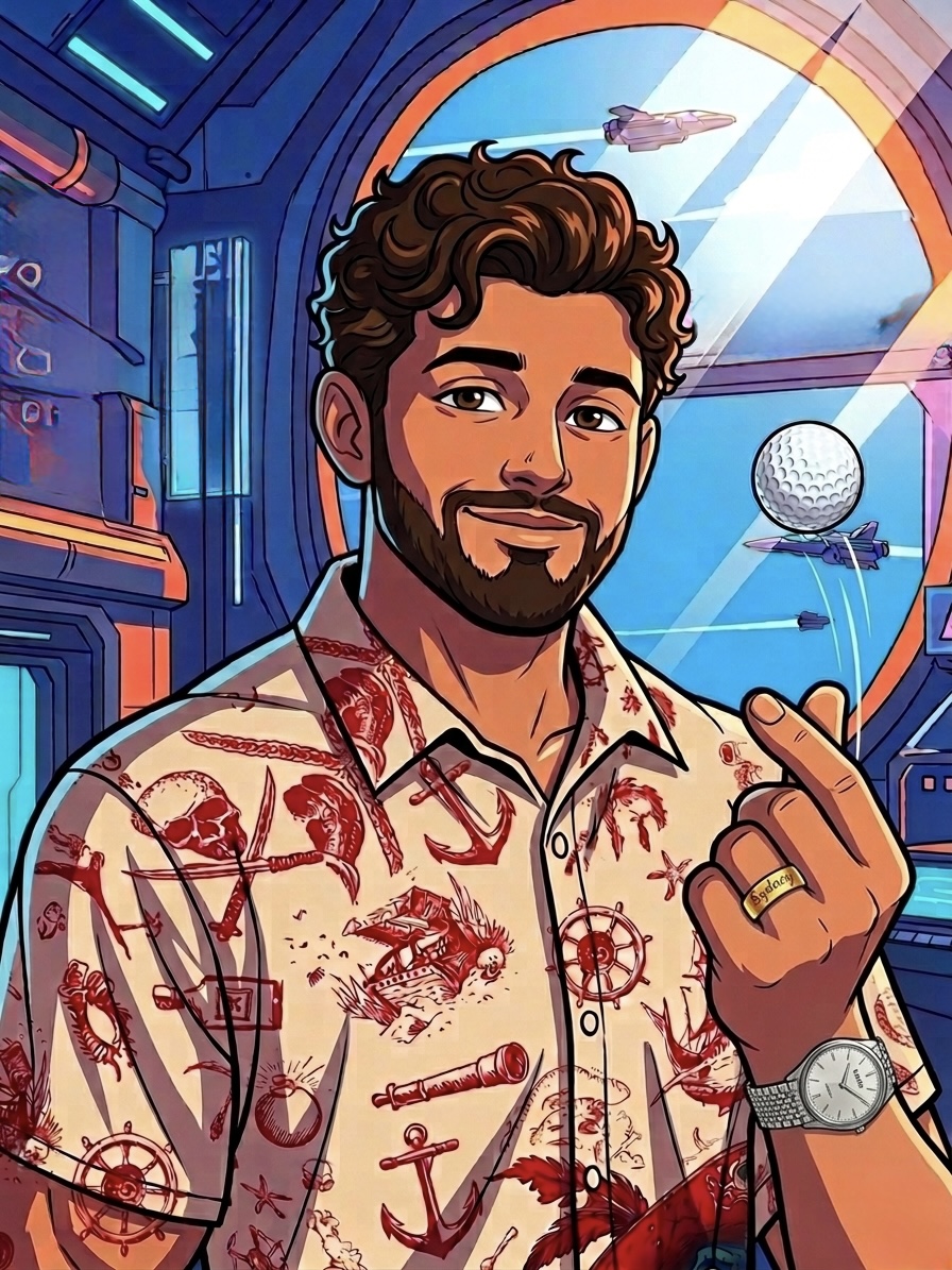 Illustrated portrait of Paul Thomas, founder of Tree House Consulting